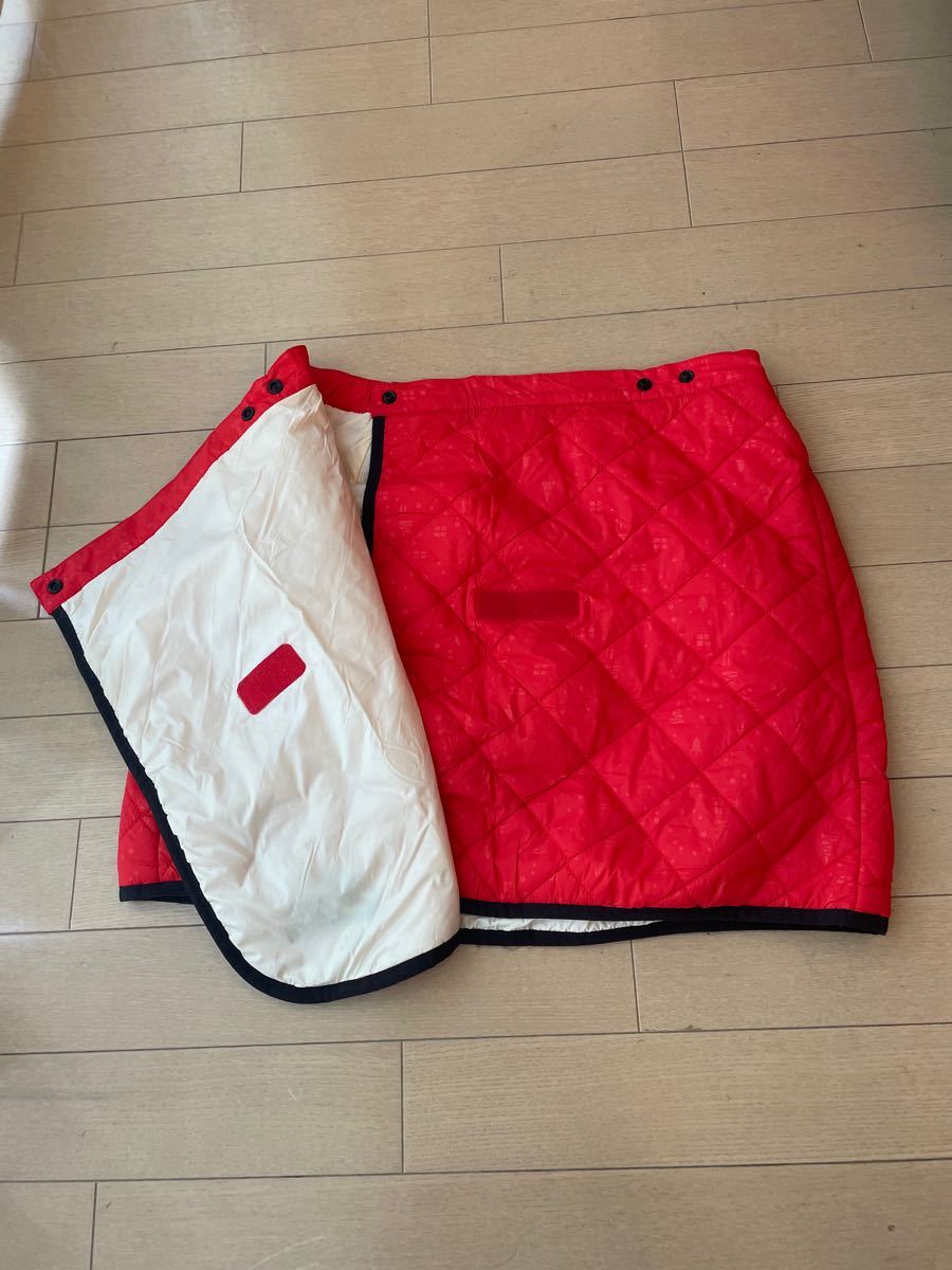 ゴルフウェア　レディース　フィラ　ＦＩＬＡ　赤色中綿スカート　美品！