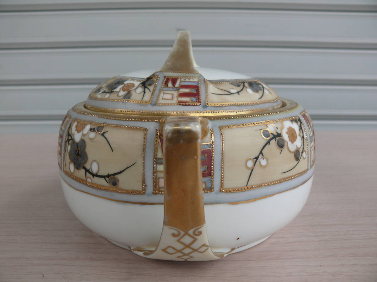 Hand painted NIPPON M印あり オールドノリタケ 持ち手・蓋つき小物