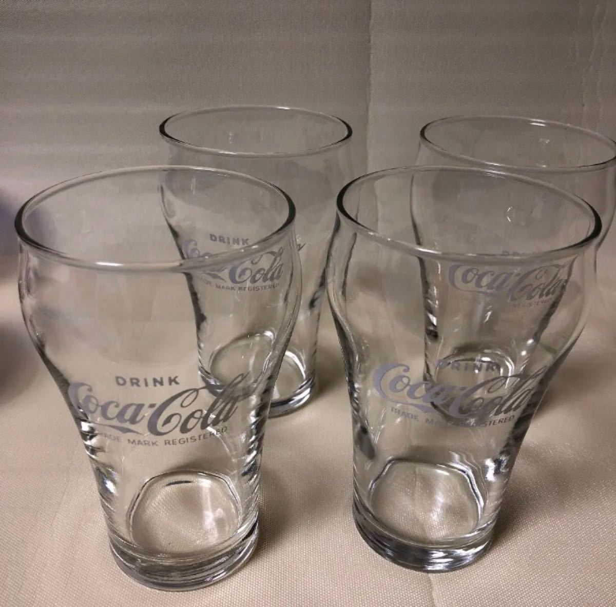 コカ・コーラ15周年記念グラス　タンブラー　ガラス製　グラスコップ　4個
