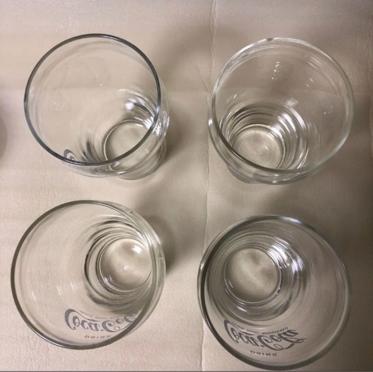 コカ・コーラ15周年記念グラス　タンブラー　ガラス製　グラスコップ　4個
