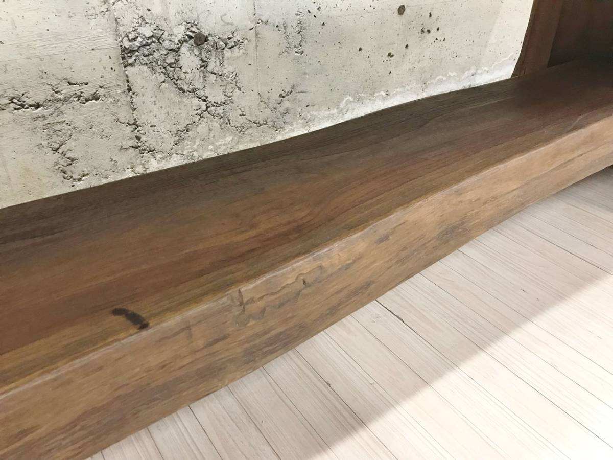 重厚 欅 けやき 木製ベンチ 1枚板 無垢材 木製長椅子 ベンチ 木製イス