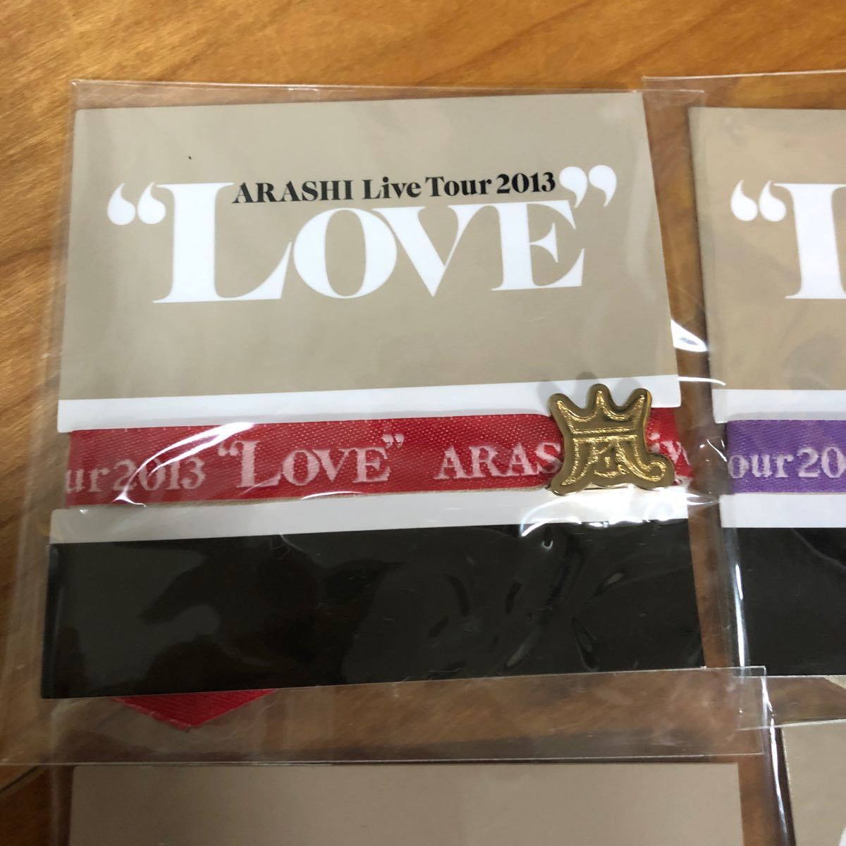 嵐 LOVE TOUR 2013 会場限定 ARASHI 嵐グッズ リボンブレス 限定グッズ