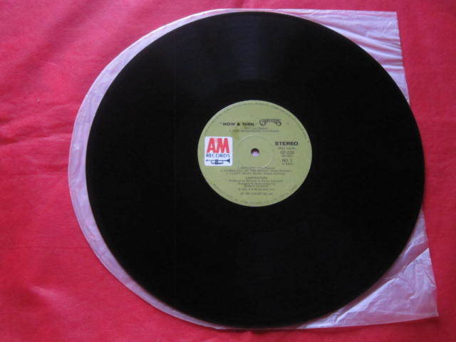 □カーペンターズ(CARPENTERS) / NOW&THEN / 国内盤LPレコード