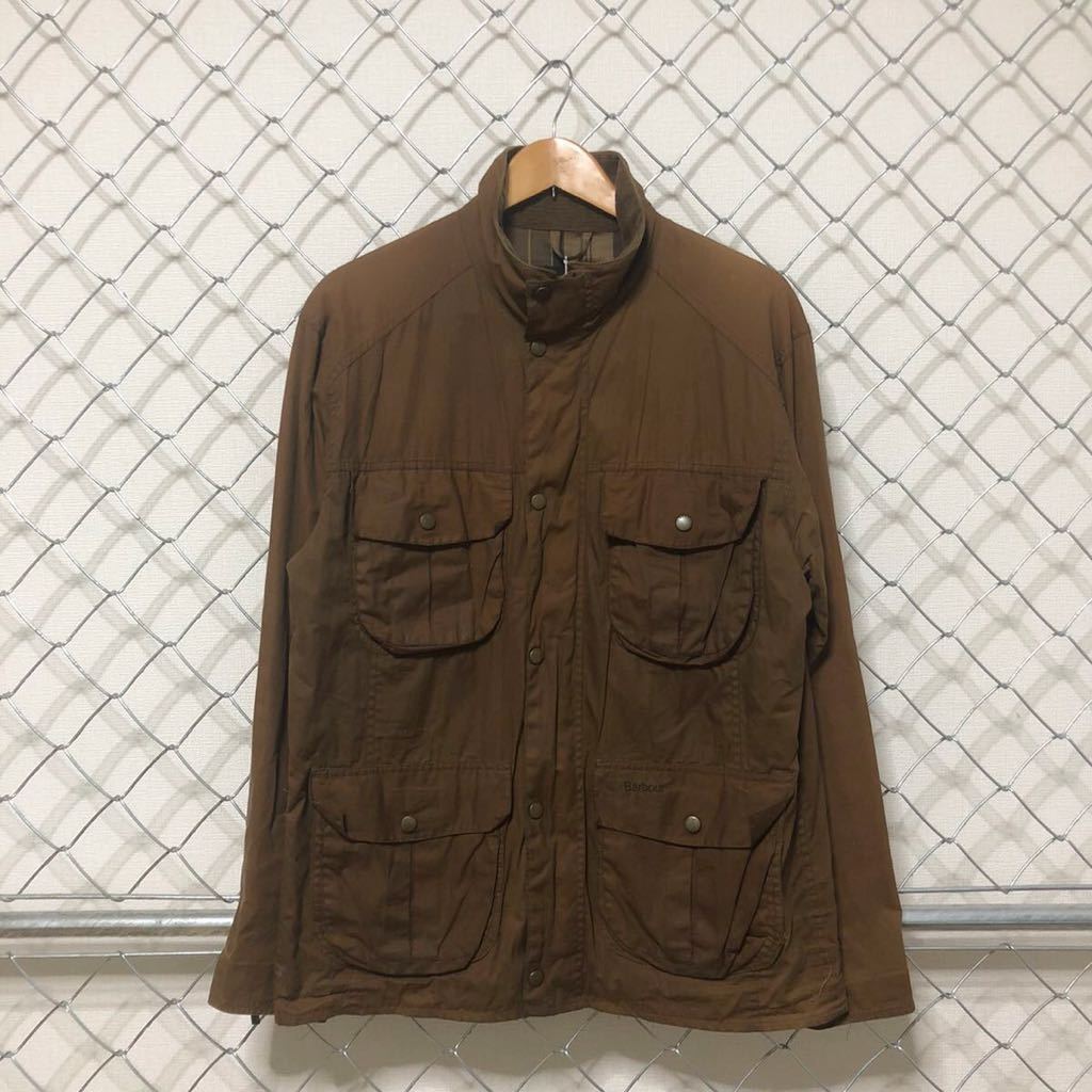 ★ Barbour バブアー 2000年製 FLY WEIGHT WAX UTILITY ジャケット M オイルド ワックス