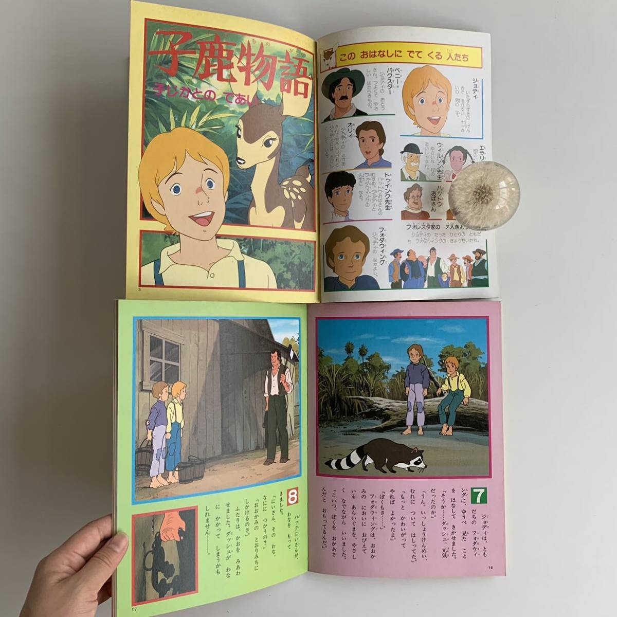 [ price cut ]NHK tv masterpiece picture book small deer monogatari no. 1 volume *2 volume *ma-jo Lee low ring s original work .. company anime picture book Showa Retro that time thing Showa era 58 year the first version 