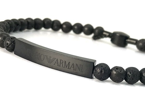 EMPORIO ARMANI Emporio Armani черный браслет EGS2478001