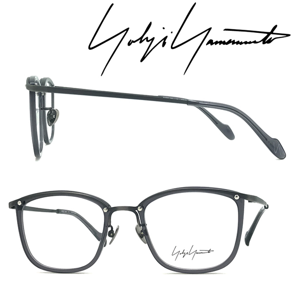 Yohji Yamamoto ヨウジヤマモト メガネフレーム ブランド グレー 眼鏡 YY-19-0053-02