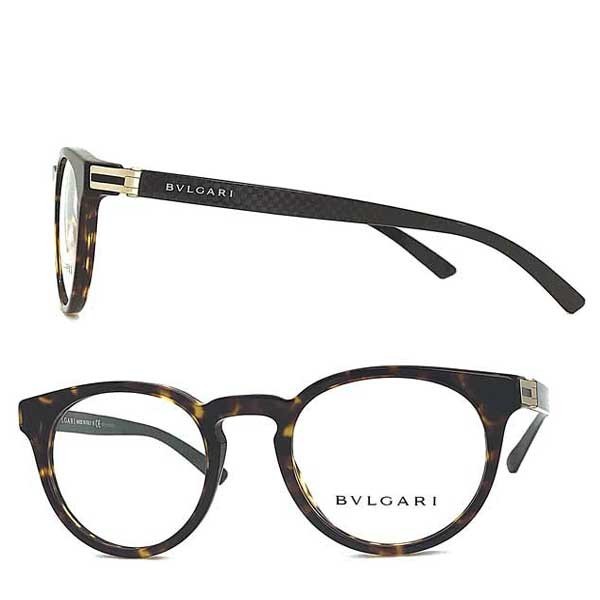 BVLGARI メガネフレーム ブランド ブルガリ メンズ レディース マーブルブラウン 眼鏡 0BV-3041-504_画像2