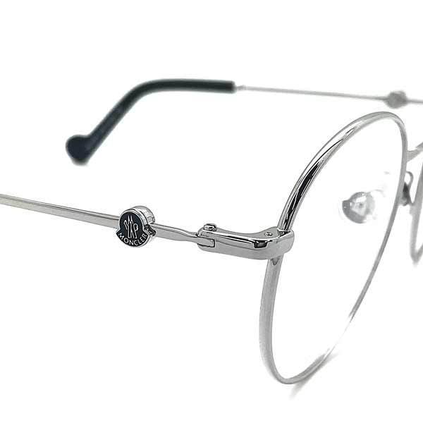 MONCLER モンクレール ブランド メガネフレーム シルバー 眼鏡 ML-5107