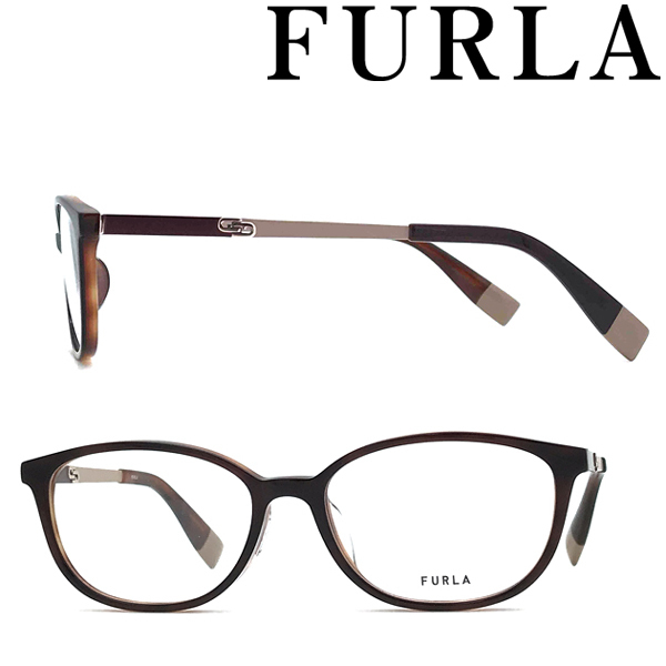 FURLA フルラ メガネフレーム ブランド ボルドー 眼鏡 VFU-527J-09YC