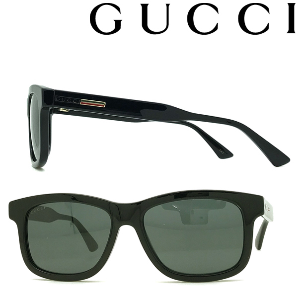 グッチ(GUCCI) サングラス ブラック GUC-GG-0824S-005 ファッション
