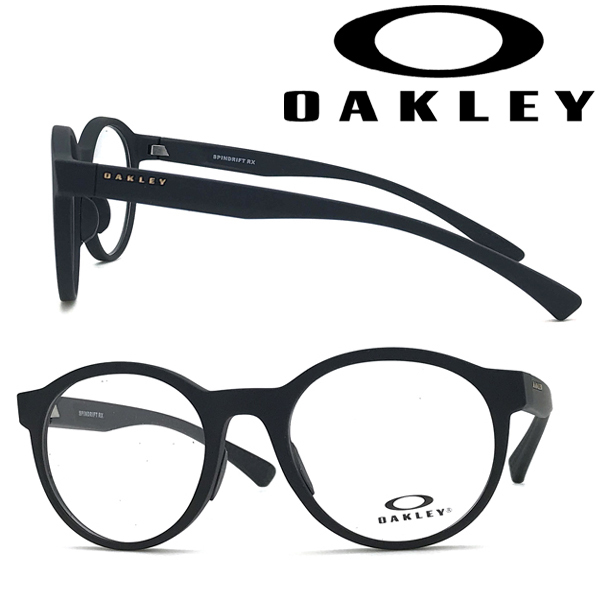 OAKLEY メガネフレーム ブランド オークリー SPINDRIFT RX マットブラック 眼鏡 0OX-8176-01