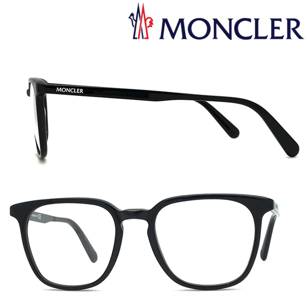 MONCLER メガネフレーム ブランド モンクレール ブラック 眼鏡 ML-5119-001_画像1