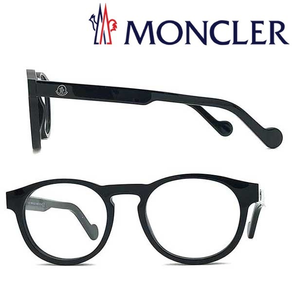 MONCLER モンクレール ブラック メガネフレーム ブランド 眼鏡 ML-5051-001_画像1