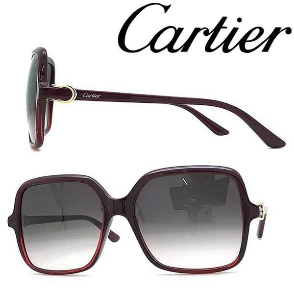 Cartier サングラス ブランド カルティエ グラデーションレッド CT-0219S-003_画像1
