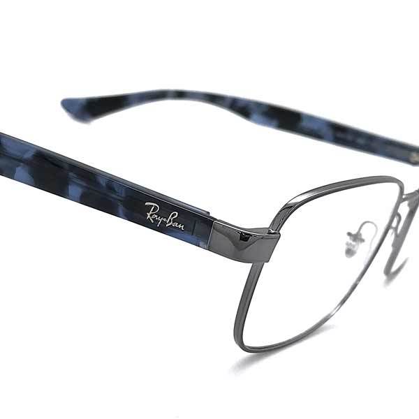 RAYBAN レイバン メガネフレーム ブランド ガンメタルシルバー 眼鏡 RX-6445-2502_画像4