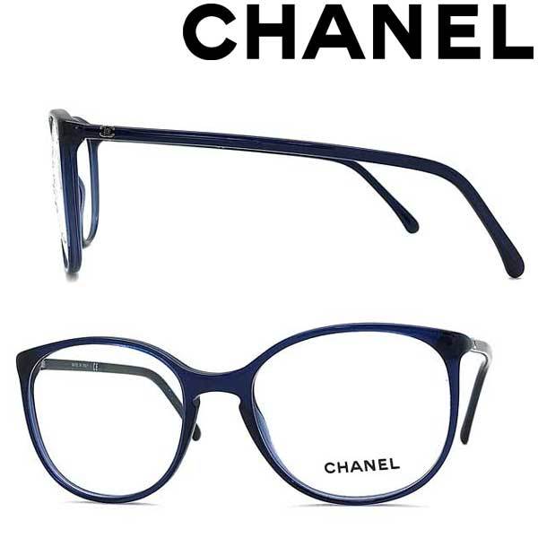 CHANEL メガネフレーム ブランド シャネル 【代引可】 速くおよび自由な クリアーネイビー 眼鏡 0CH-3282-C503