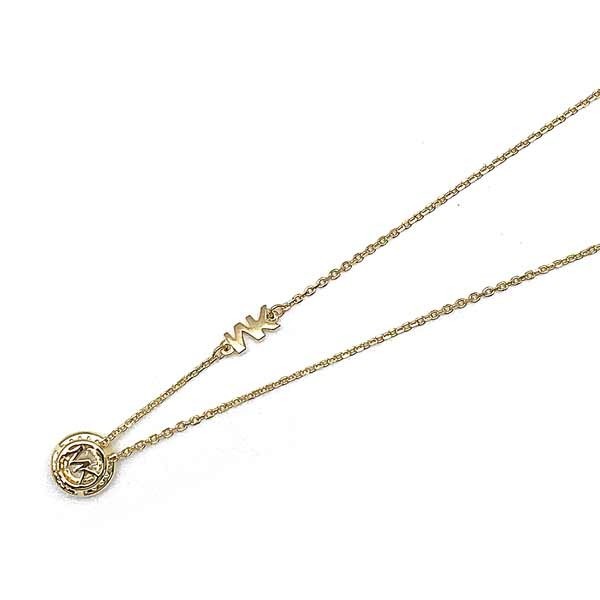 MICHAEL KORS マイケルコース ゴールドロゴネックレス MKC1208AN710