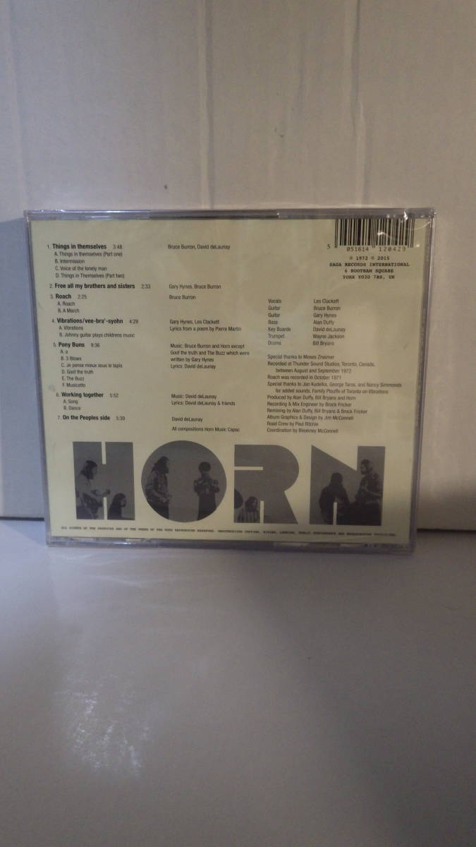 未開封新古品【CD】HORN ON THE PEOPLE’S SIDE ジャズ・アヴァン・ロック SRI6141204_画像3