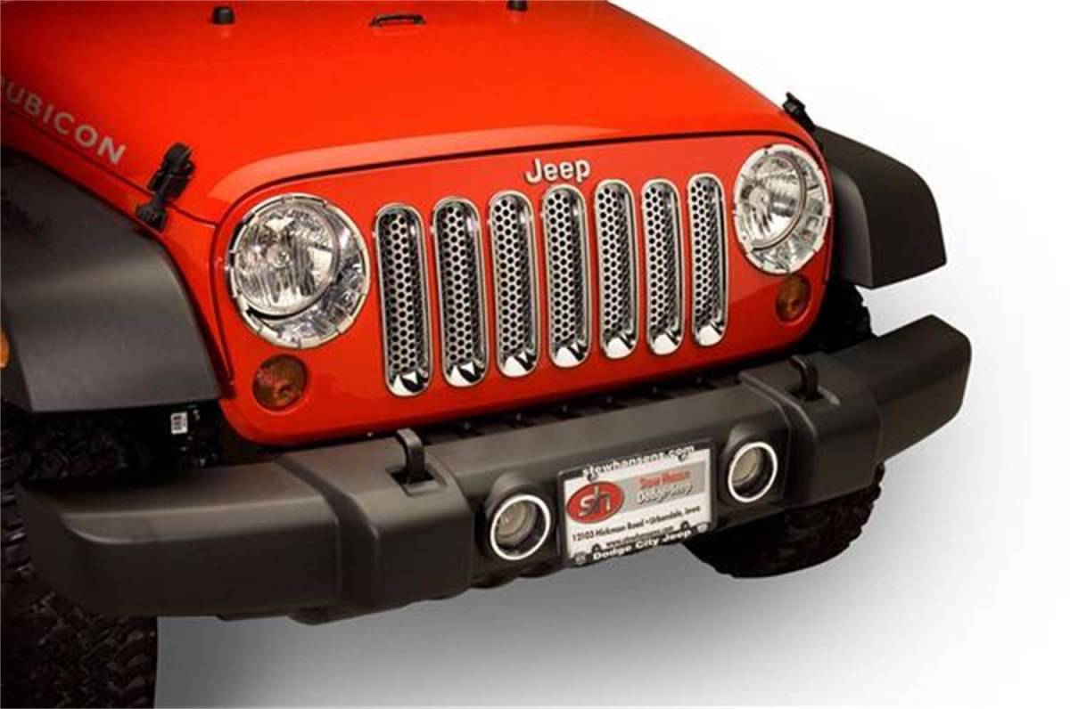 新品　401270 Putco ヘッド ランプ カバー Head Lamp Cover ジープ ラングラー jeep wrangler _画像8