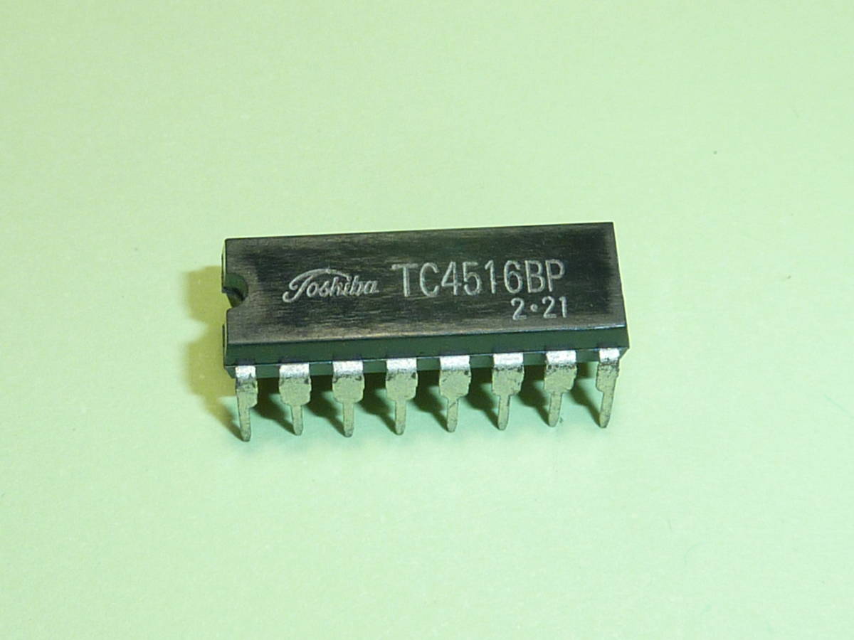  Toshiba TC4516BP Presettable BINARY Up/Down COUNTER 1 piece unused 
