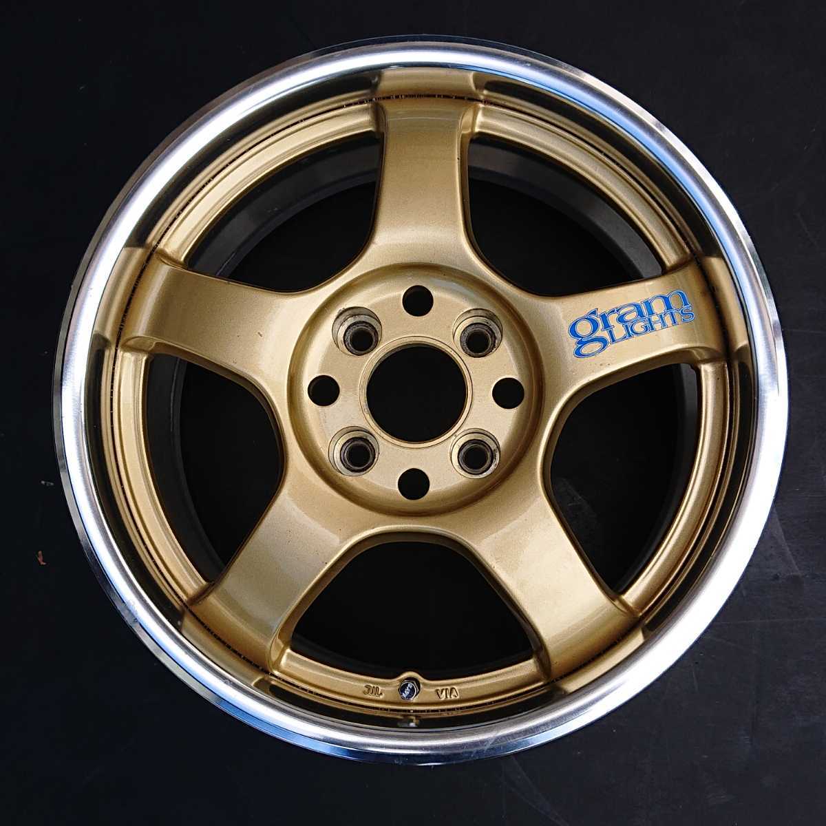 100%正規品 RAYS Gram Lights 57PRO 15×6.5JJ 42 4H-100 レイズ