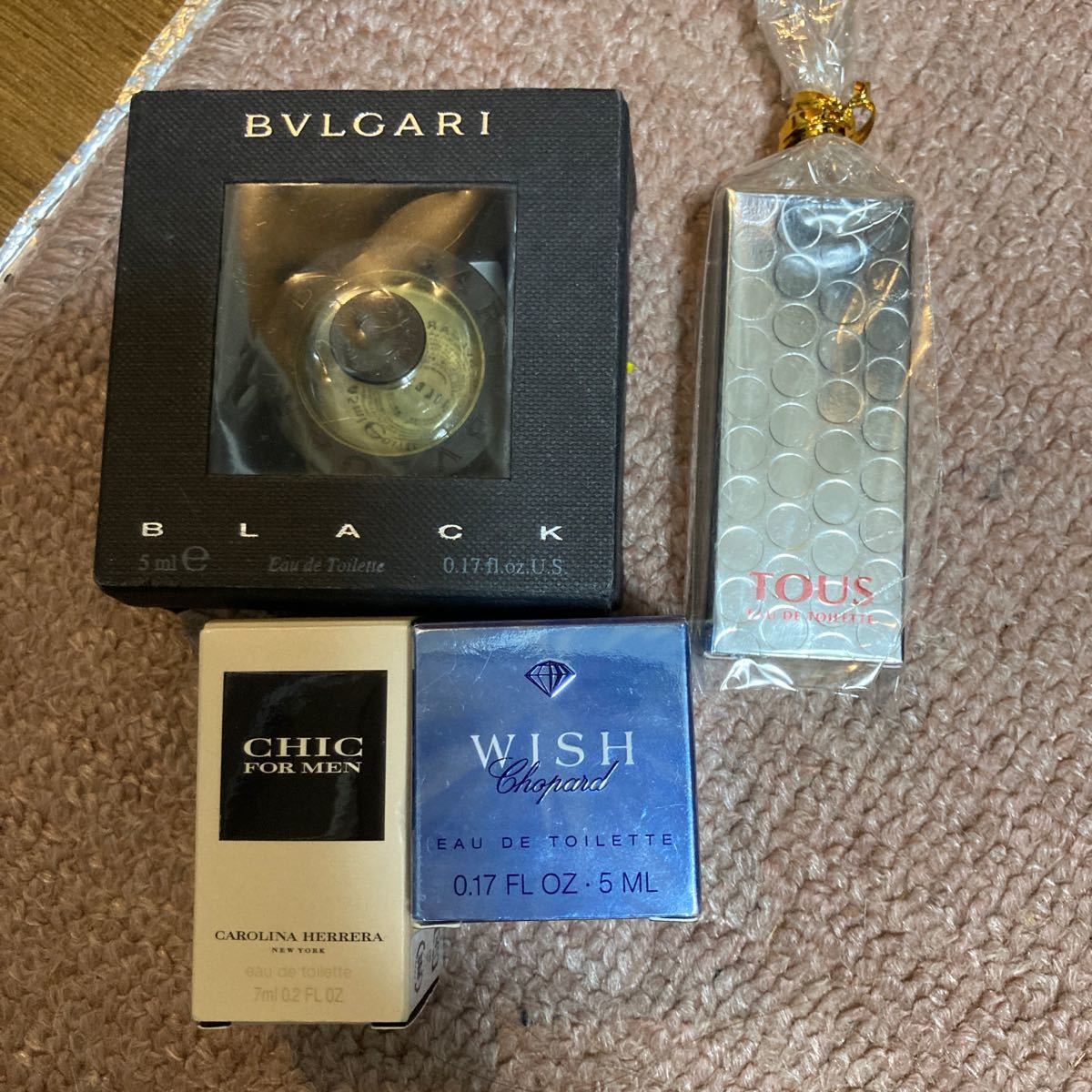 香水　BVLGARI 他3点セット　未開封　廃盤あり　