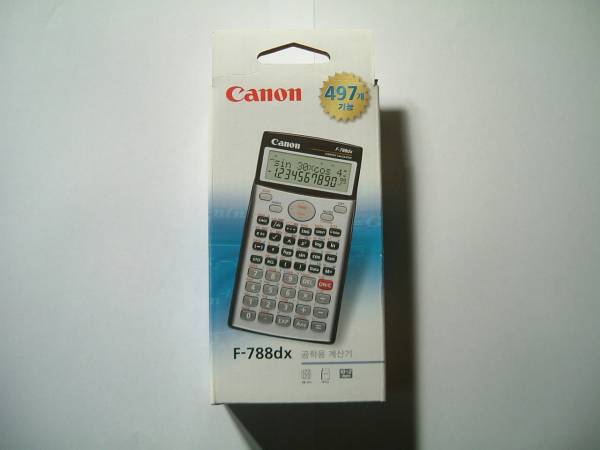 Canon　キャノン　関数電卓　F-788DX　21メモリー_画像2