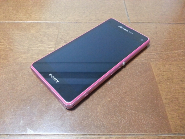 定番  売り切り 即発!!美中古品 SO-02F Xperia Z1f ピンク Android
