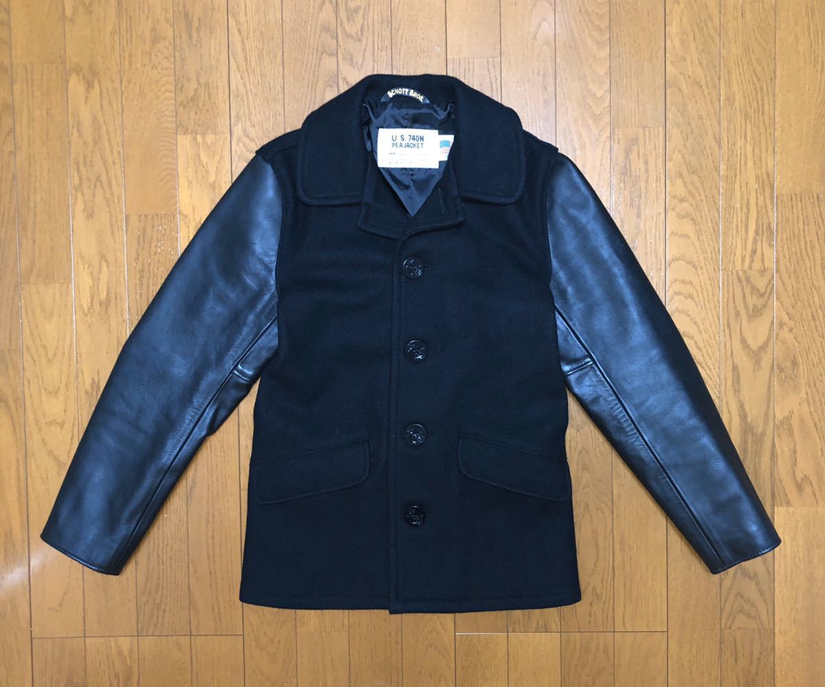 2022公式店舗 SCHOTT(ショット) 726US WOOL CAR COAT(ウールカーコート