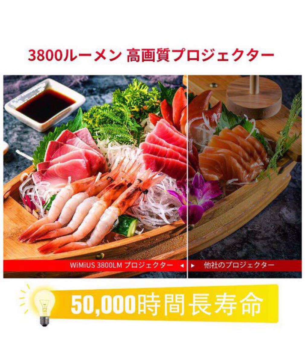WiMiUS LED プロジェクター パソコン周辺機器 WiMiUS LED プロジェクター パソコン周辺機器