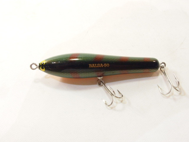  Balsa 50 big Rush ske-ta-Or Balsa 50 hand made topwater lure (21970