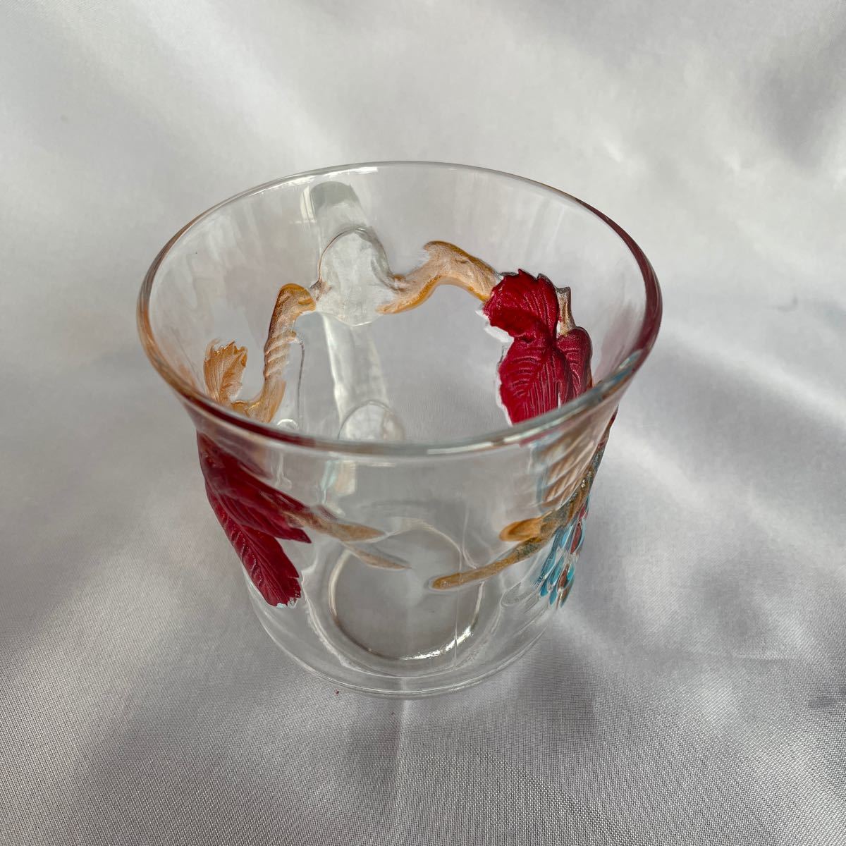 カップ&ソーサー　マグカップ　ソーサー　カップ　皿　ガラス　昭和レトロ　