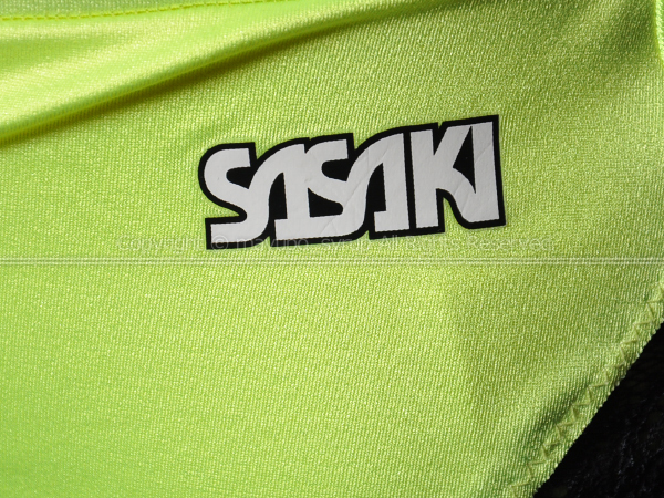L1137-11*SASAKI Sasaki sport rhythmic sports gymnastics skirt attaching Leotard yellow braided up manner S