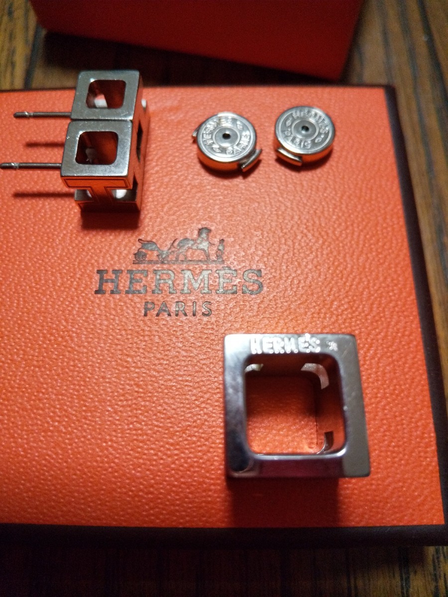 エルメス HERMES H キューブ セット ピアス ネックレス ヘッド|Yahoo
