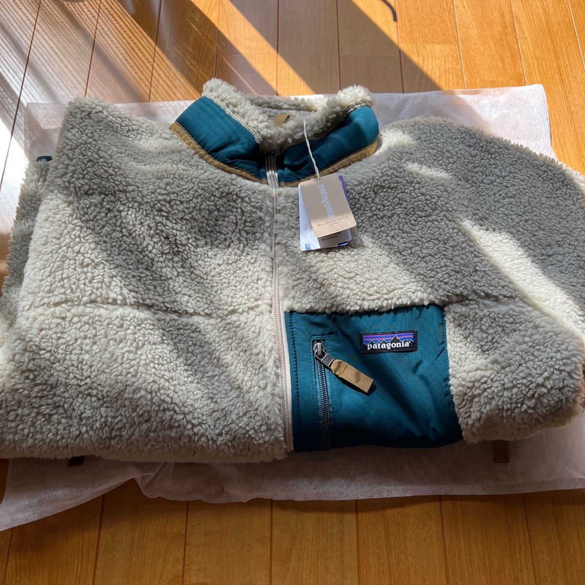 patagonia パタゴニア レトロX ジャケット PEBG ペリカン Mサイズ