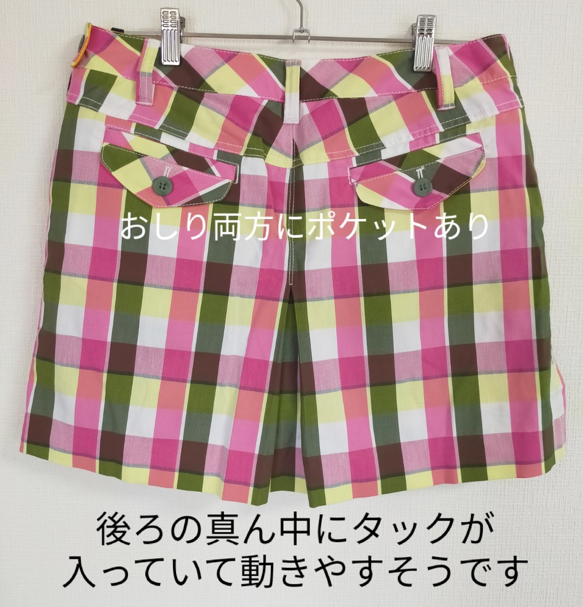 VIVA HEARTチェックスカートパンツsize 42(L) ビバハート|PayPayフリマ