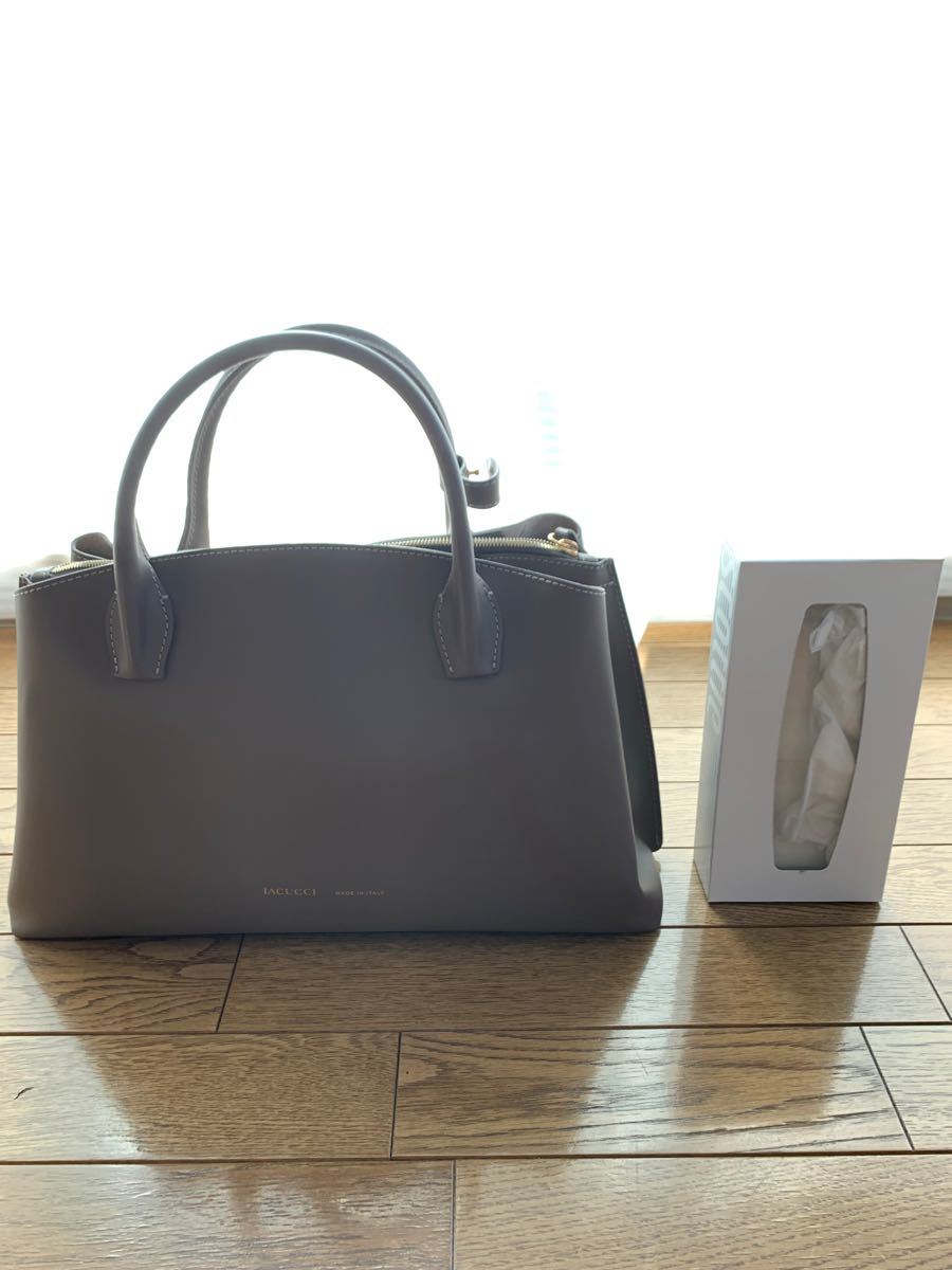 51,700円相当】2WAYハンドバッグL 【イタリア本革】IACUCCI ショルダー