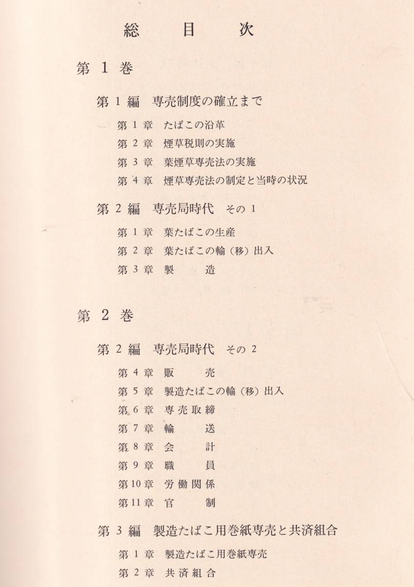 【ふるさと割】 ☆『たばこ専売史(全4巻)揃い 』日本専売公社(著)たばこ産業 サブカルチャー