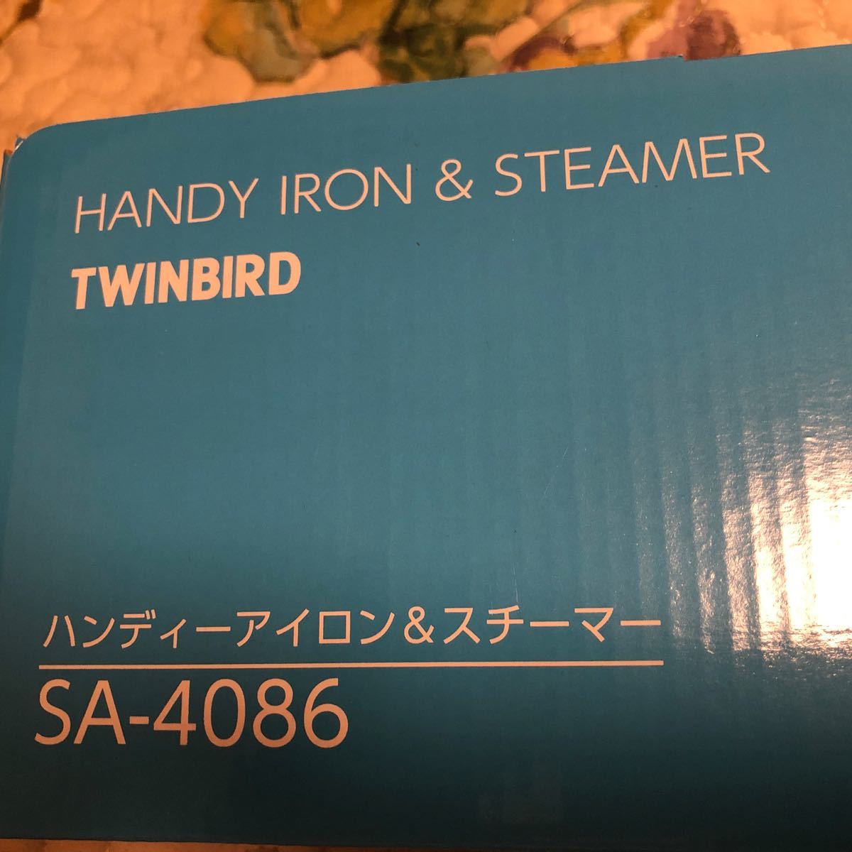 TWINBIRD　ハンディーアイロン&スチーマー ブルー SA-4086BL