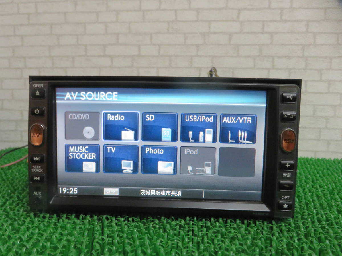 Q994 動作品保証付/日産純正 SANYO 2012年HDDナビ HS309-W / B8260-7999D /NVA-HD7309W / CD/DVD/SD/USB/ワンセグTV_画像4