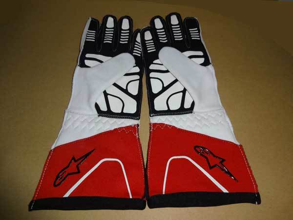 セール特価！！アルパインスターズ新品■ レーシングカートグローブ TECH-1 KX V2 GLOVE■ホワイトレッド alpinestars_画像3