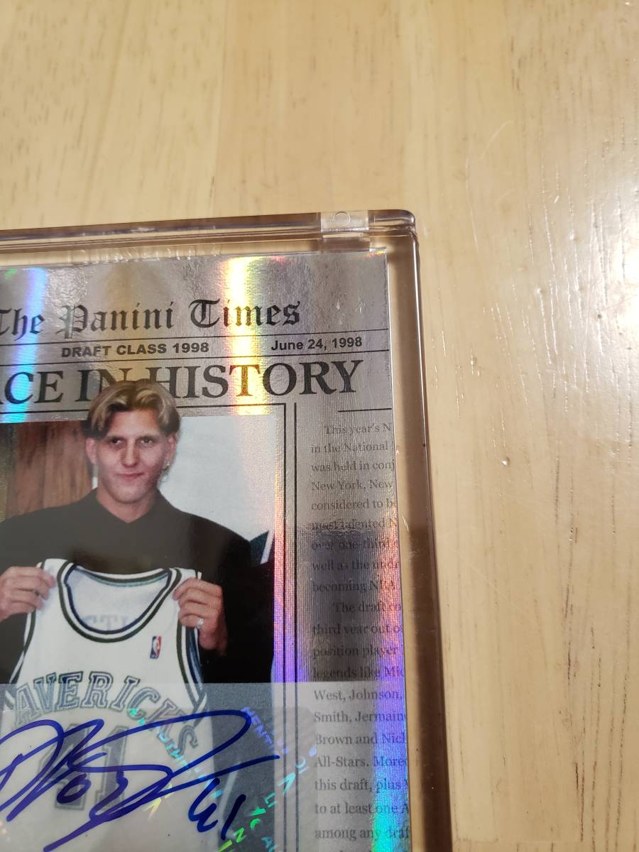 SP サイン 2010 -11 Panini Contenders DIRK NOWITZKI Auto / ダーク ノウィッツキー Autograph Place in History_画像5