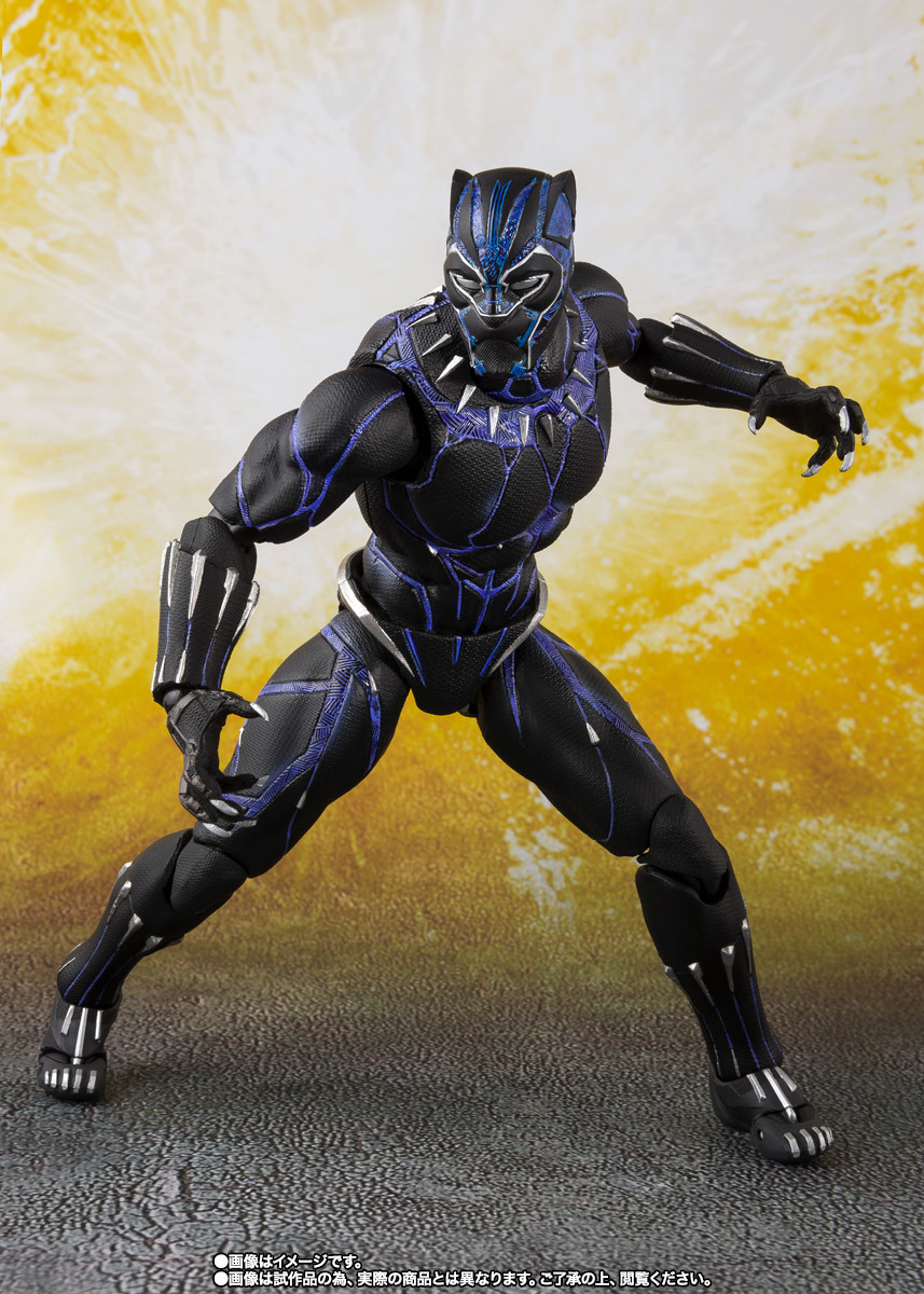 ■新品未開封 S.H.フィギュアーツ ブラックパンサー -キング・オブ・ワカンダ-（アベンジャーズ／インフィニティ・ウォー）輸送箱貼跡無し