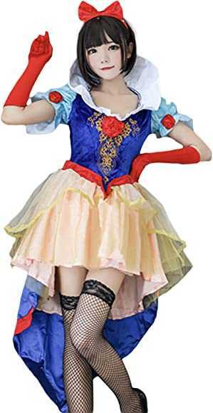 新品未開封☆Mサイズ☆白雪姫コスプレ 豪華5点セット クリスマス コスチューム 仮装 衣装