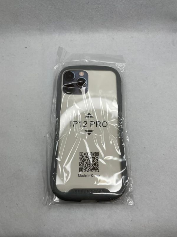 iPhone12Pro シルバー ケース iFace風 韓国 保護カバー☆