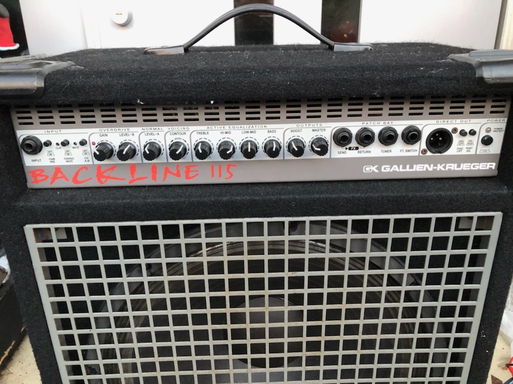 GALLIEN-KRUEGER BACKLINE 250BL+115 подтверждение рабочего состояния + техническое обслуживание завершено ②