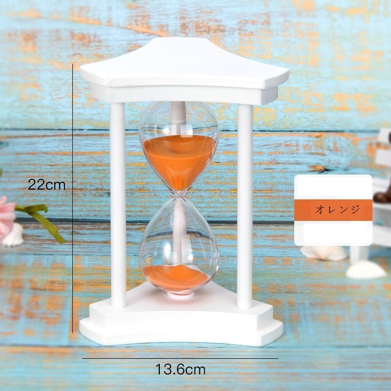 砂時計 サンドタイマー インテリアタイマー 砂タイマー 目標達成 集中し効率的 時間管理ツール 料理 ベーキング ゲーム (60分)_画像1