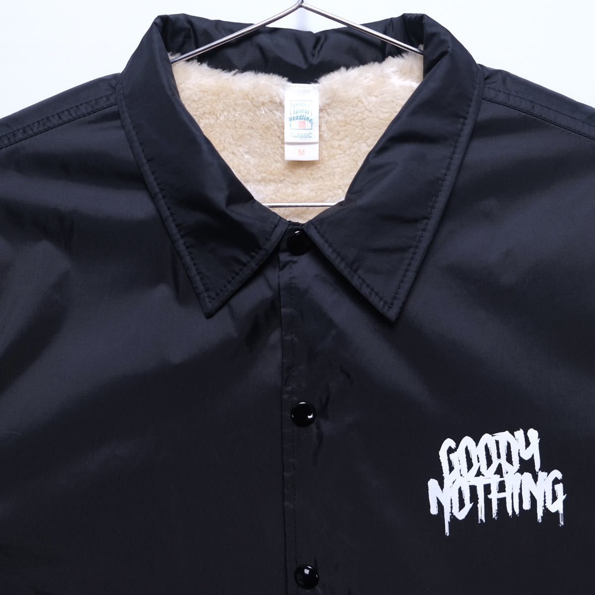 【送料無料】GOOD4NOTHING(グッドフォーナッシング)/裏ボアコーチジャケット/L.M.N.O.P./ブラック/Mサイズ_画像2