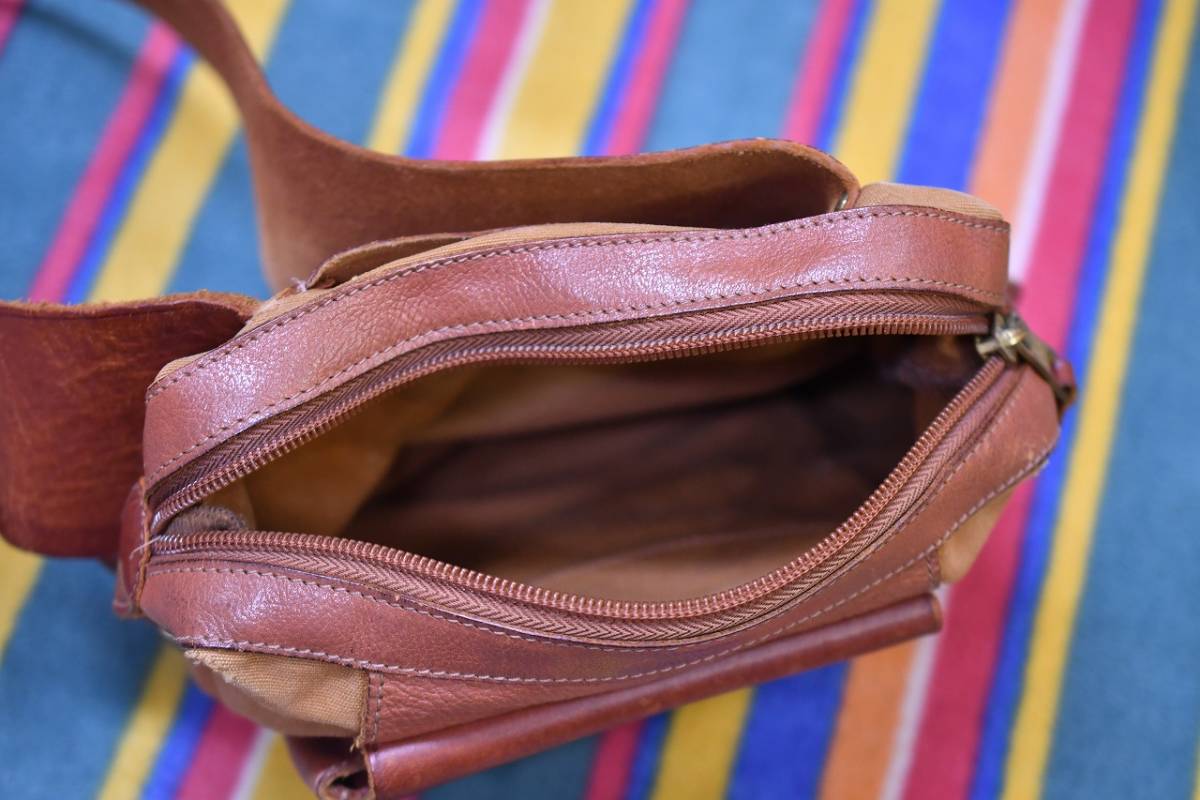 IL BISONTE Il Bisonte bag waist bag leather Brown prompt decision 